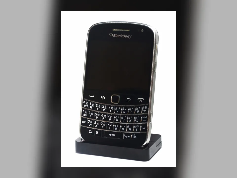 Téléphone représentatif de la marque BlackBerry