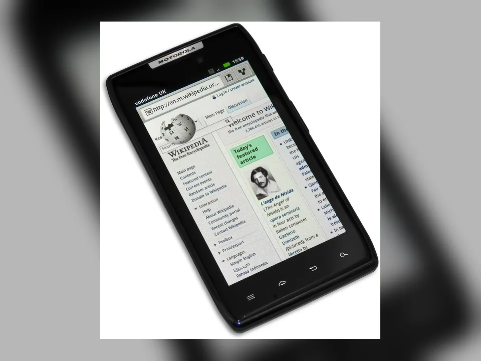 Téléphone représentatif de la marque Motorola