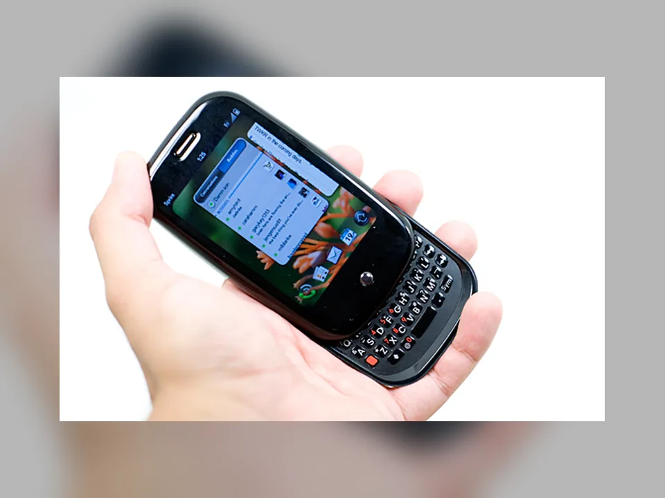 Téléphone représentatif de la marque Palm