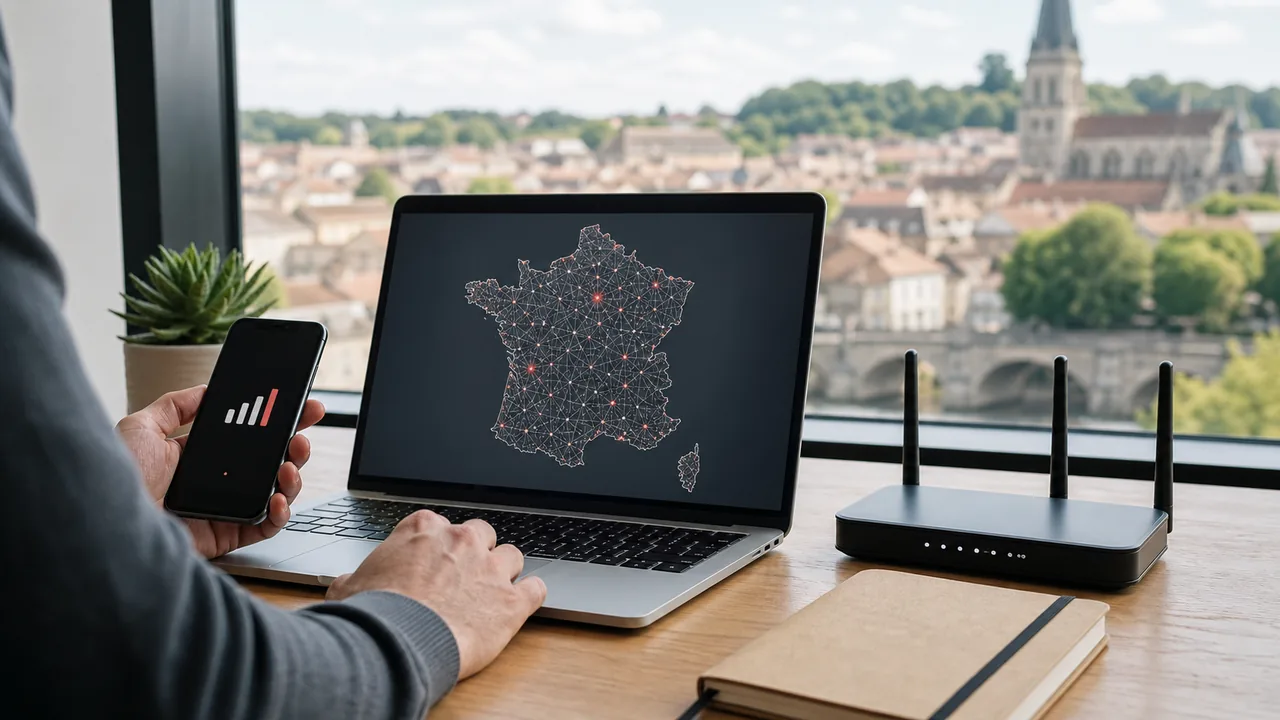 Couverture Internet, fibre et mobile à vérifier localement en France